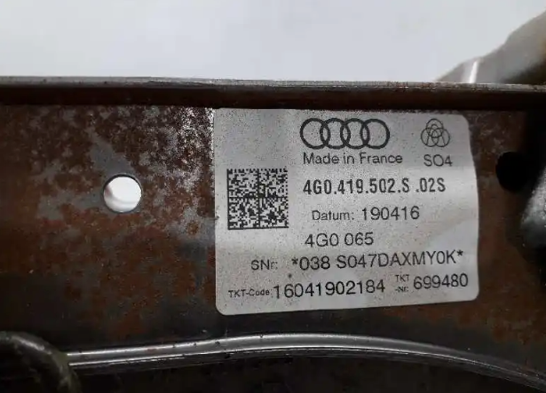 Coluna de Direção 4G0419502S | Audi A7 Sportback