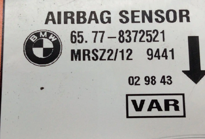 Centralina de Airbag 8372521 | Bmw E36